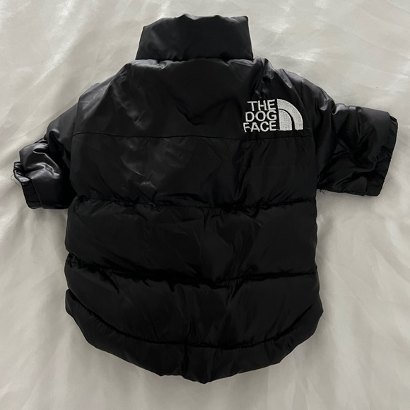 THE DOG FACE DOWN DOGGIE PUFFA BLACK (VARIOUS SIZES) - Picture 1 of 2
